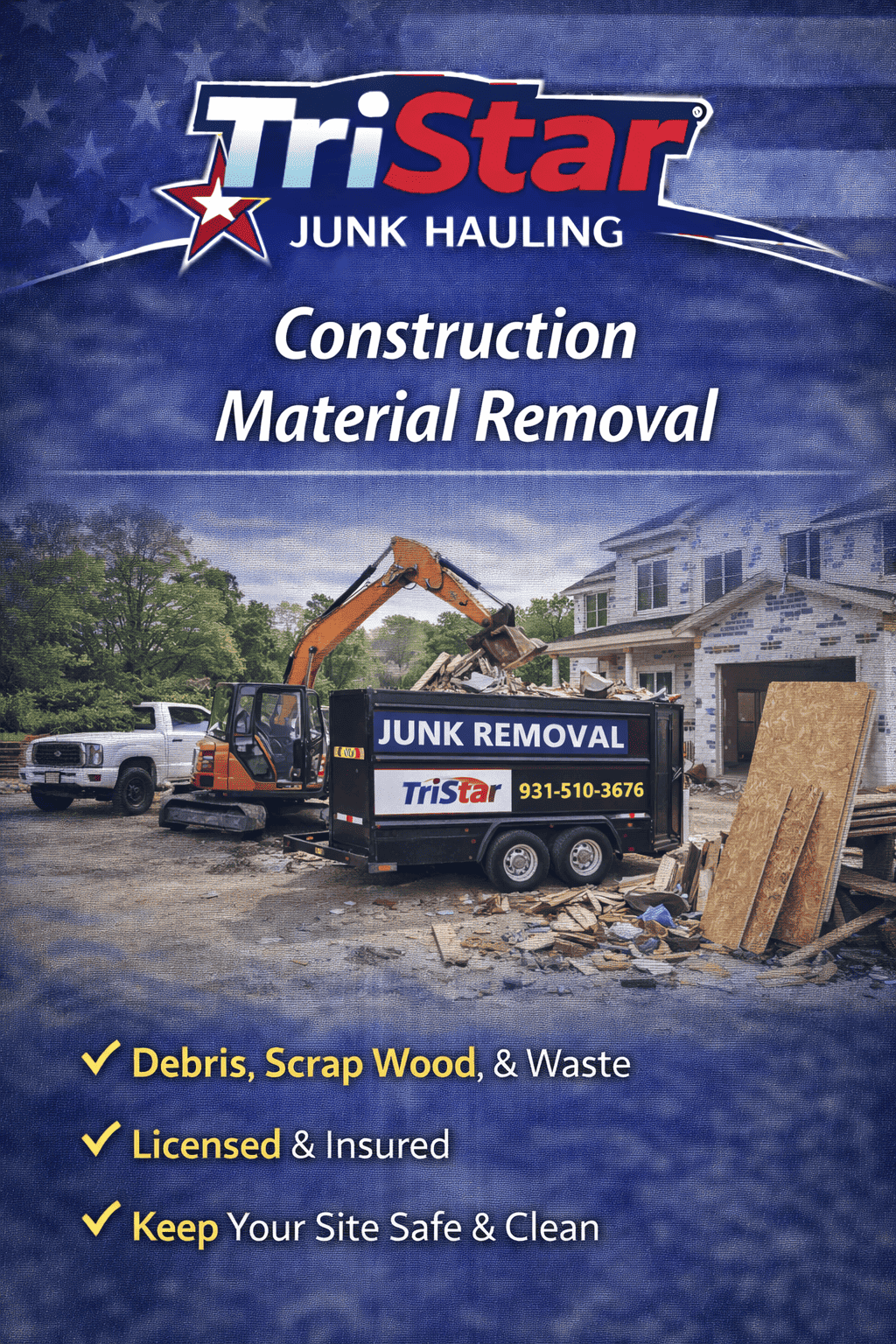 Construction Site Materials Removal
